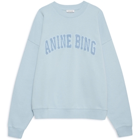 Anine Bing Miles Sweatshirt, Pale Blue